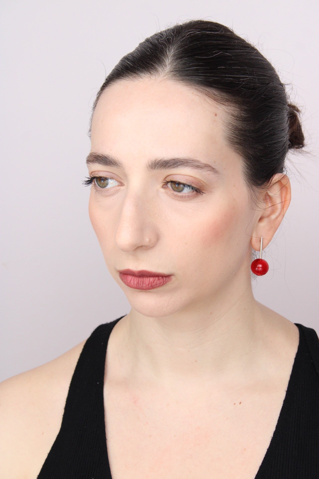 Agapurni NO.10 in Cereza Bright |Earrings|