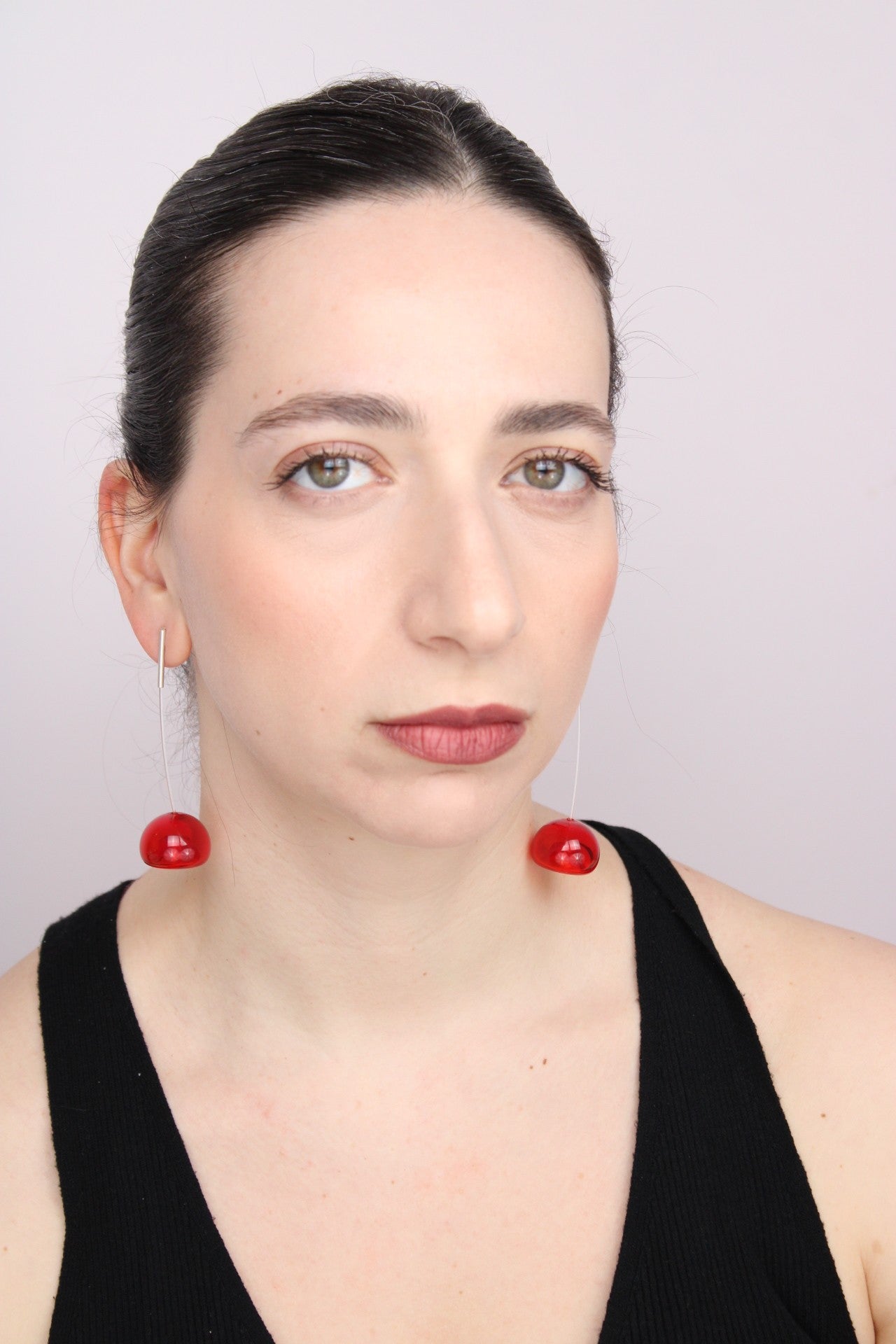 Agapurni NO.3 in Cereza Bright |Earrings|