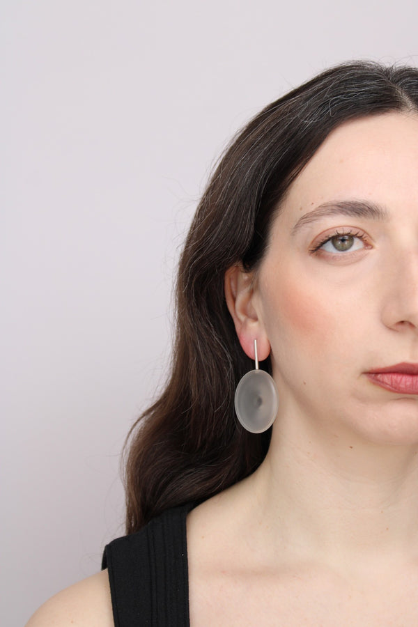 Agapurni NO. 8 in Clear Opaque |Earrings|