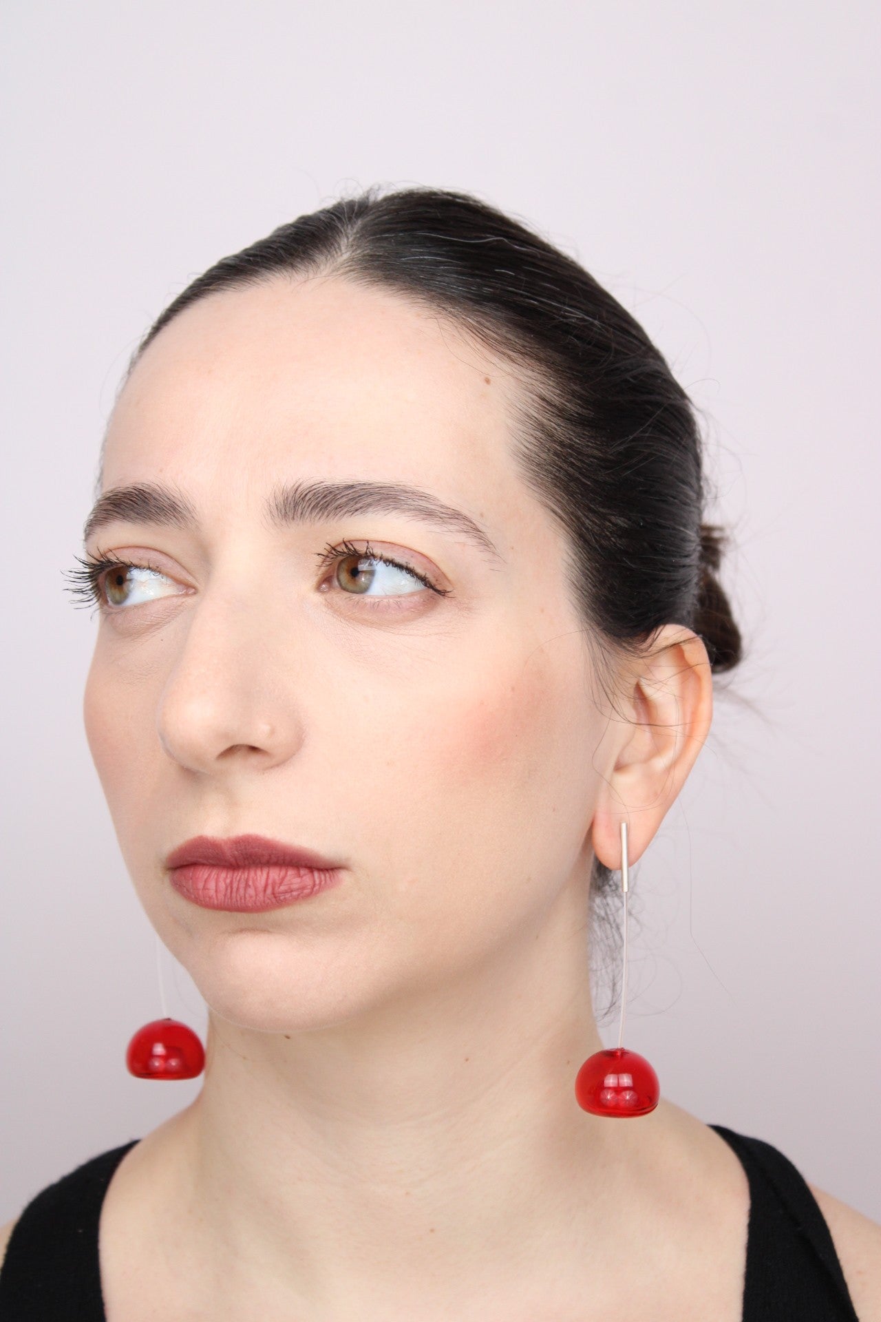 Agapurni NO.3 in Cereza Bright |Earrings|