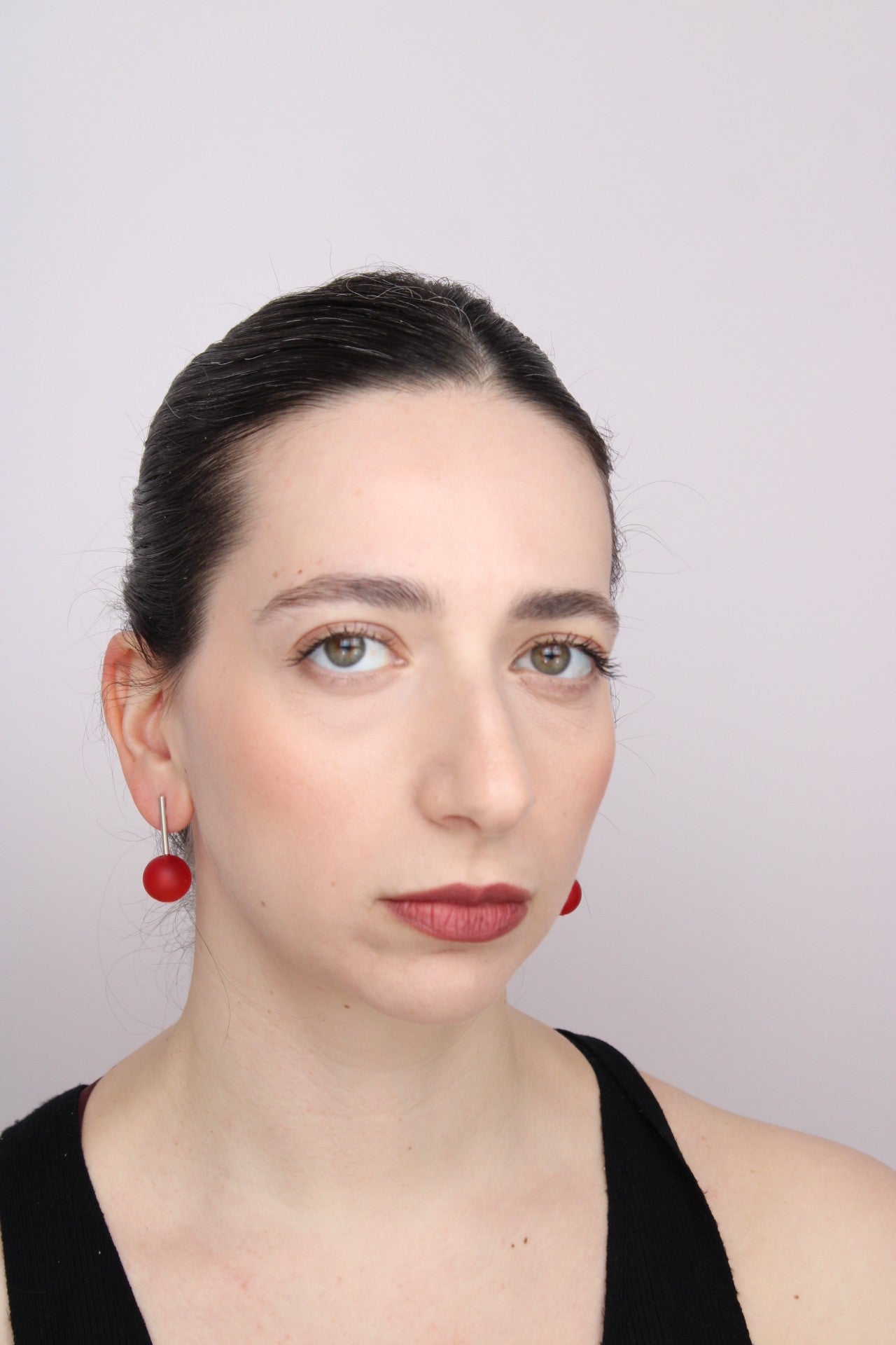 Agapurni NO.10 in Cereza Opaque |Earrings|