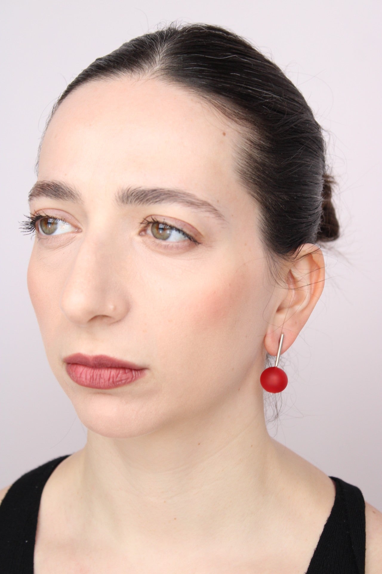 Agapurni NO.10 in Cereza Opaque |Earrings|