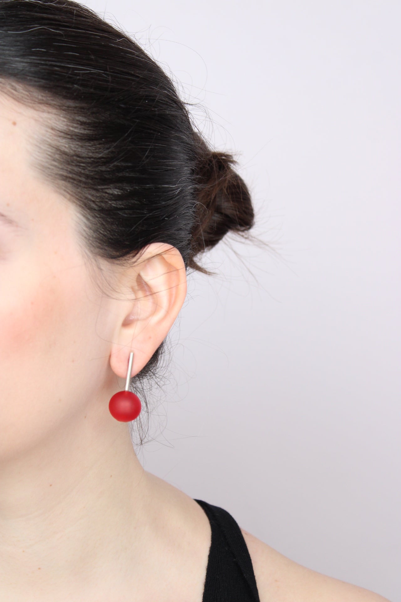 Agapurni NO.10 in Cereza Opaque |Earrings|