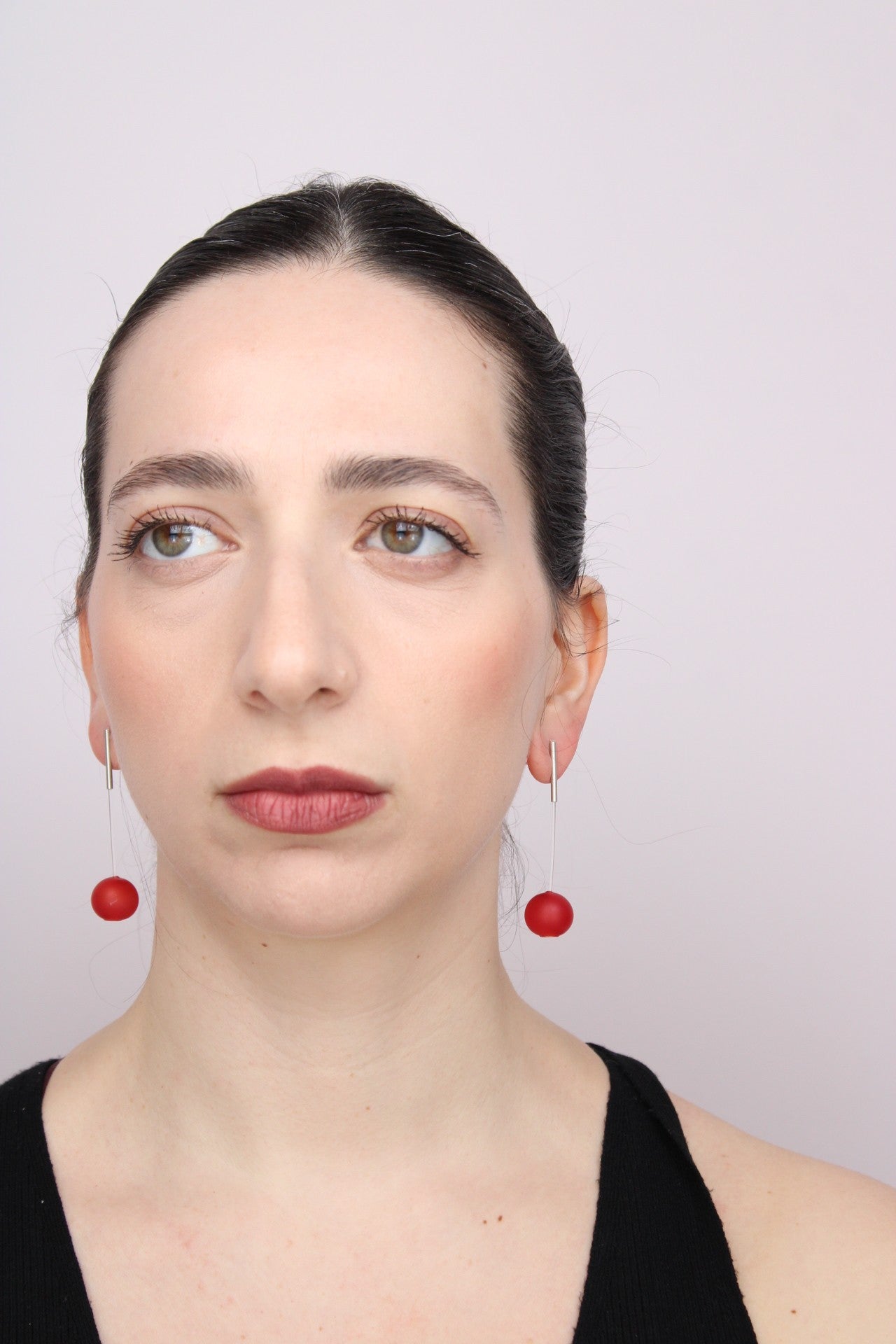 Agapurni NO.11 in Cereza Opaque |Earrings|