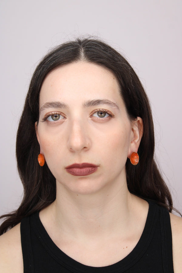 Ode to Mom in Burnt Orange |Earrings|