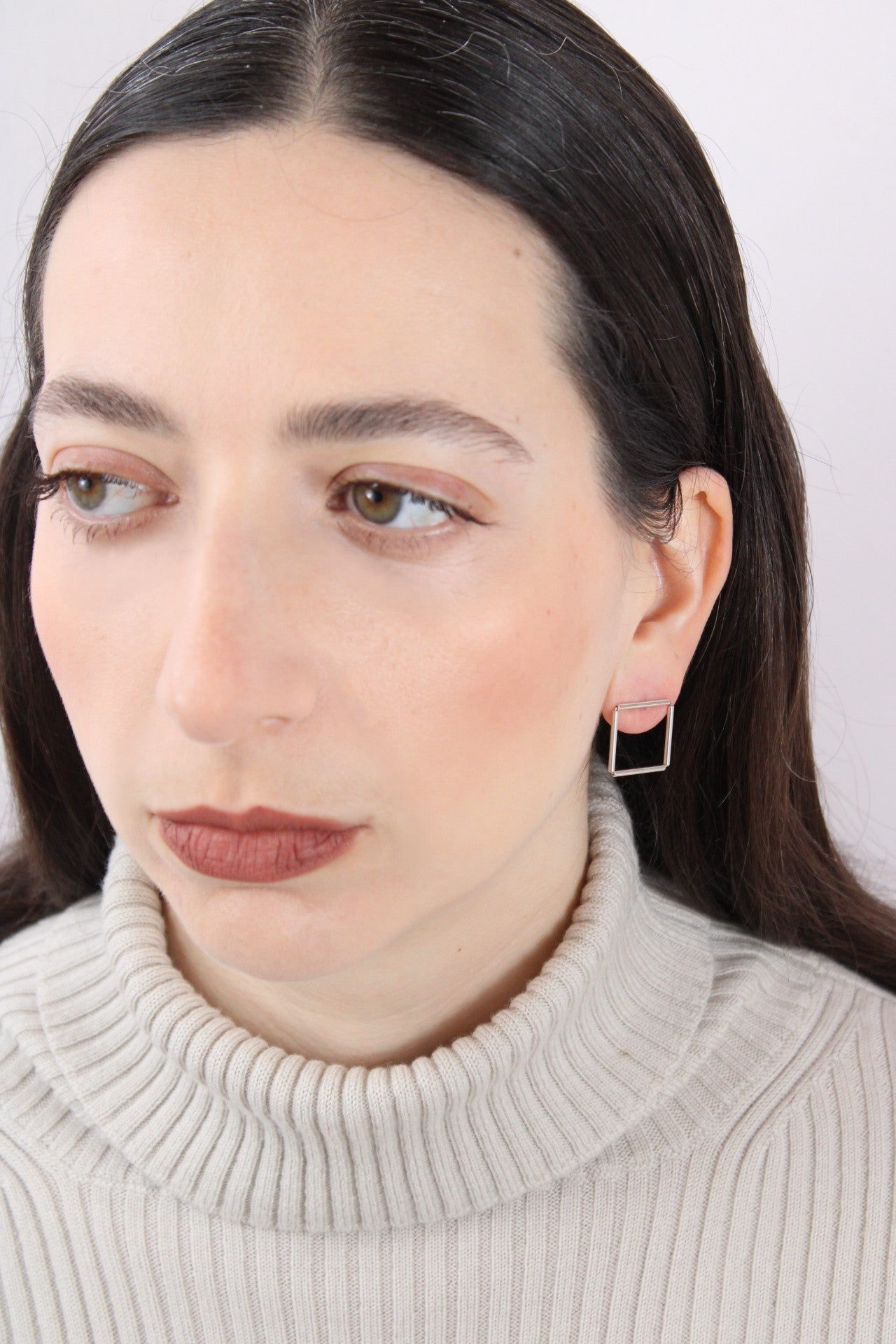 Square Argento |Earrings|