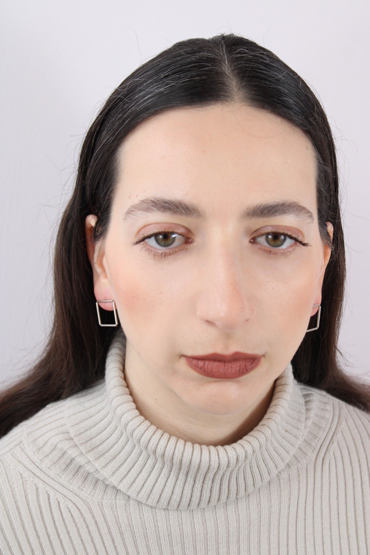 Square Argento |Earrings|