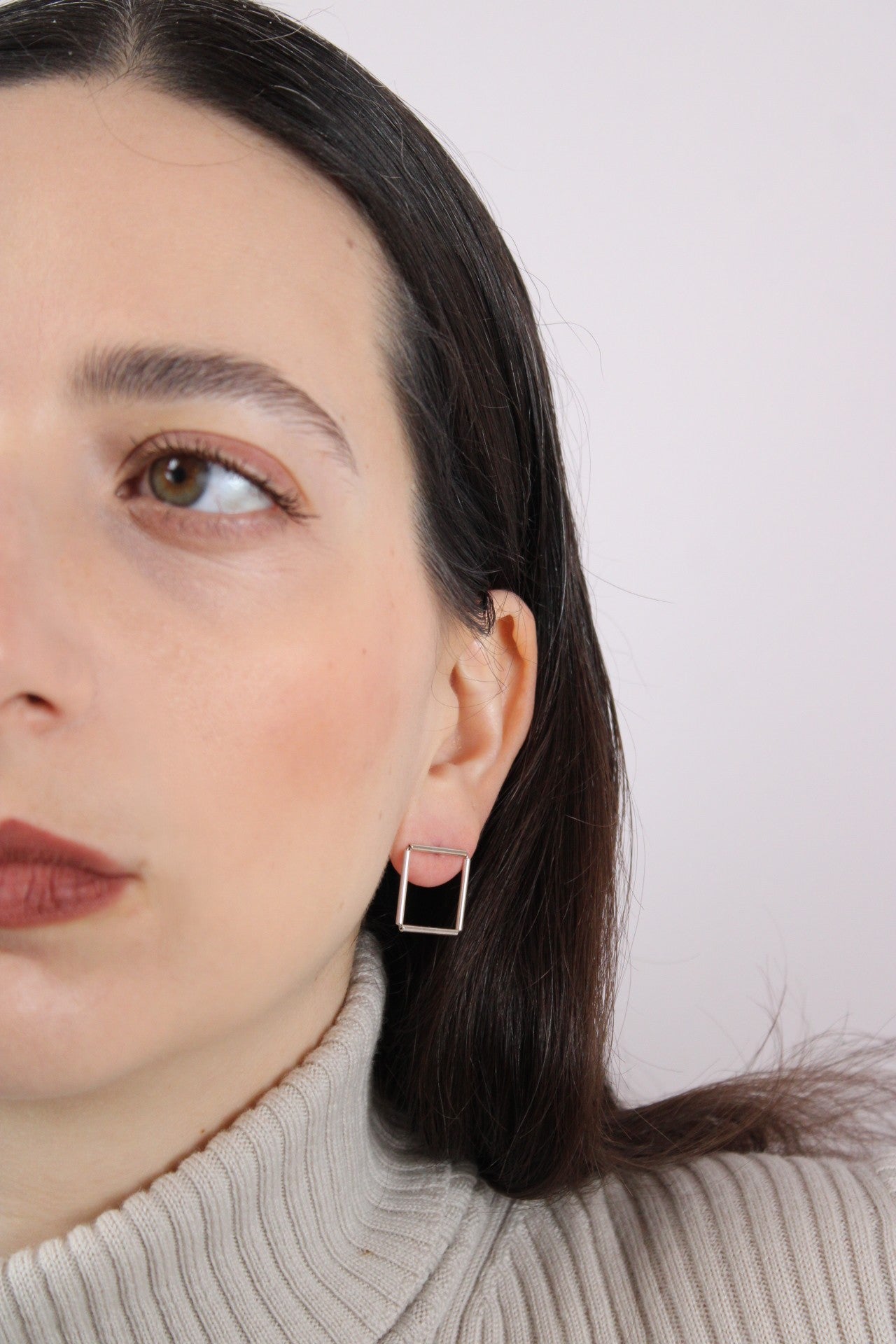 Square Argento |Earrings|