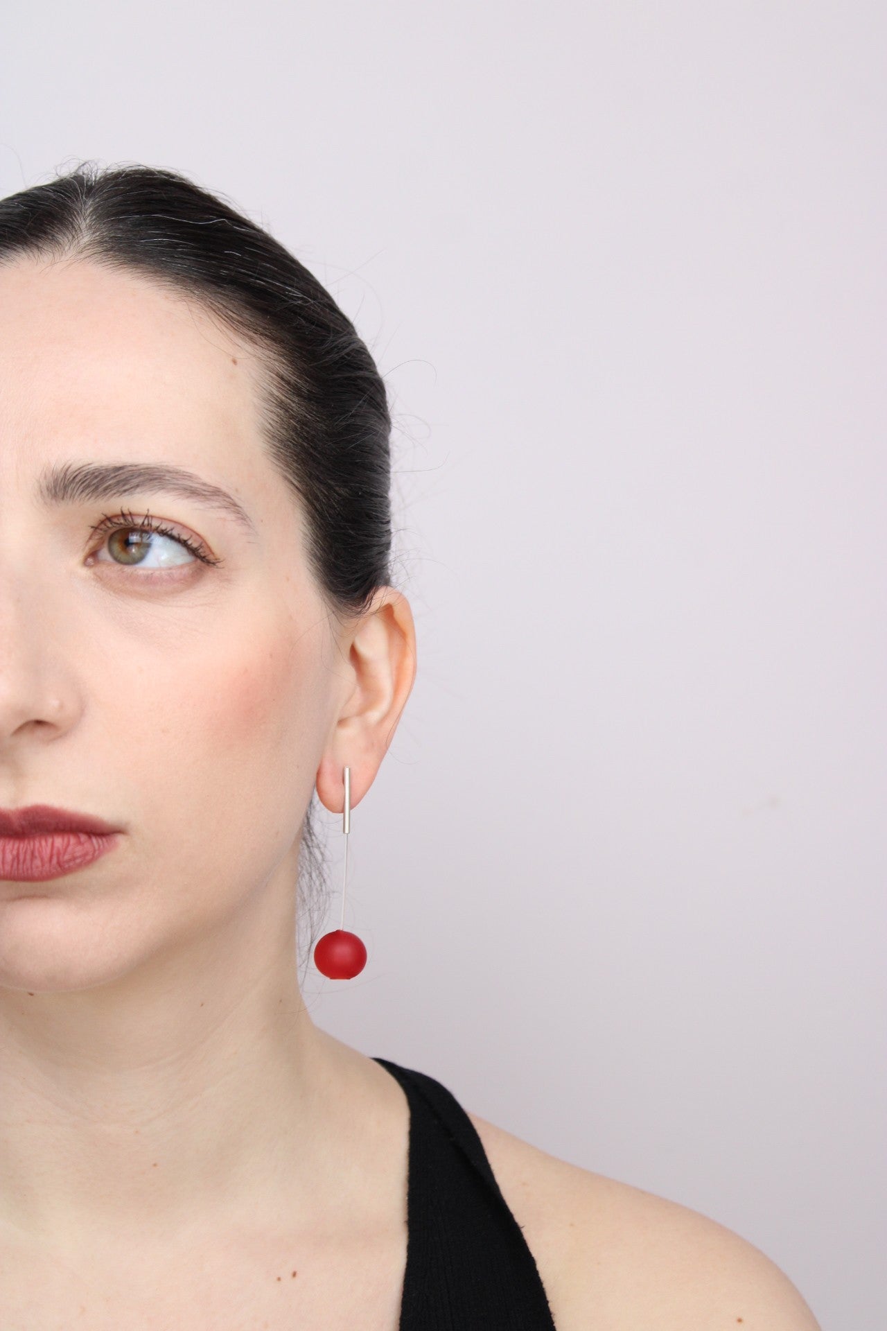 Agapurni NO.11 in Cereza Opaque |Earrings|