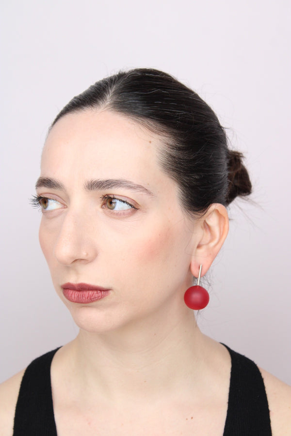 Agapurni NO.7 in Cereza Opaque |Earrings|