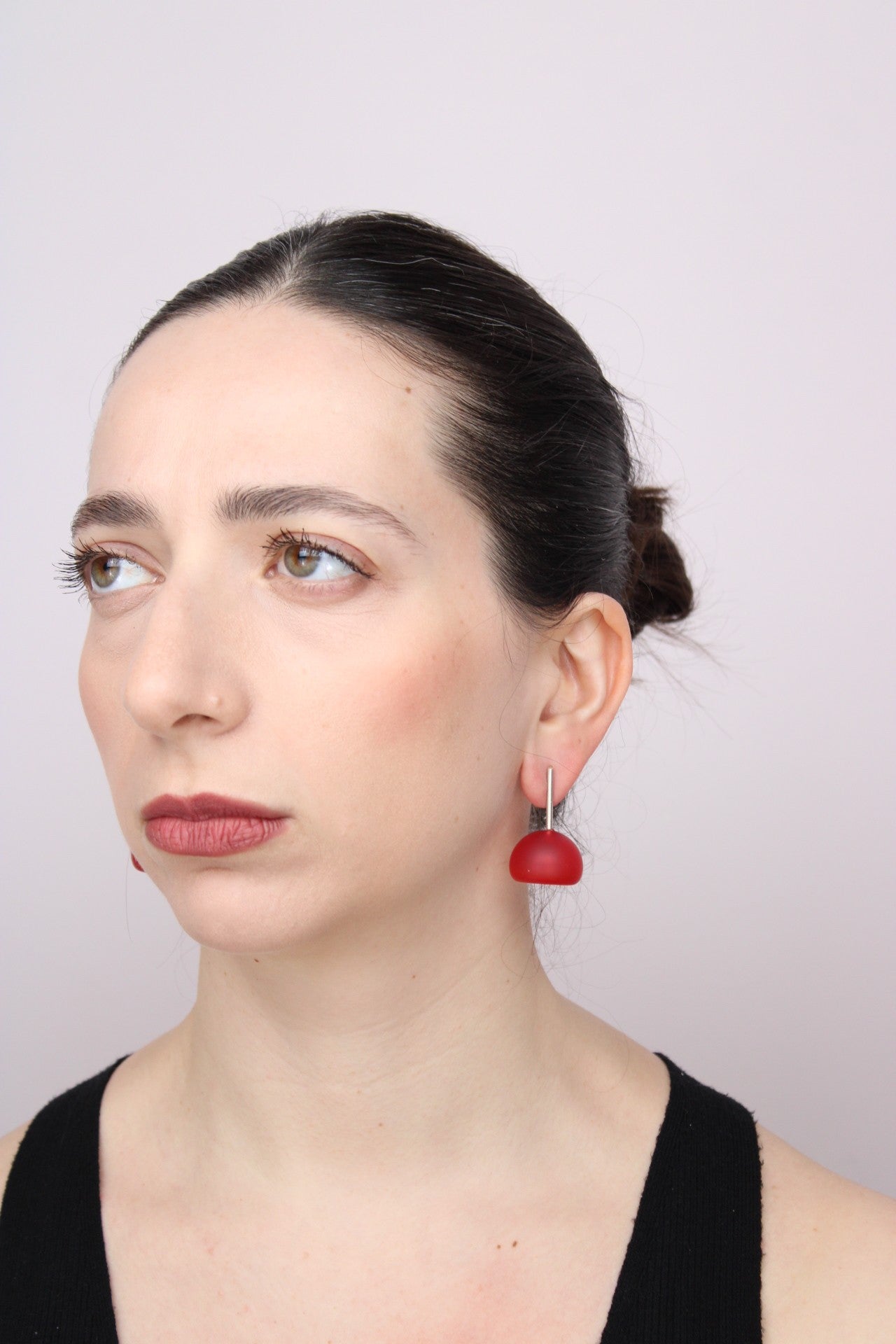 Agapurni NO.9 in Cereza Opaque |Earrings|