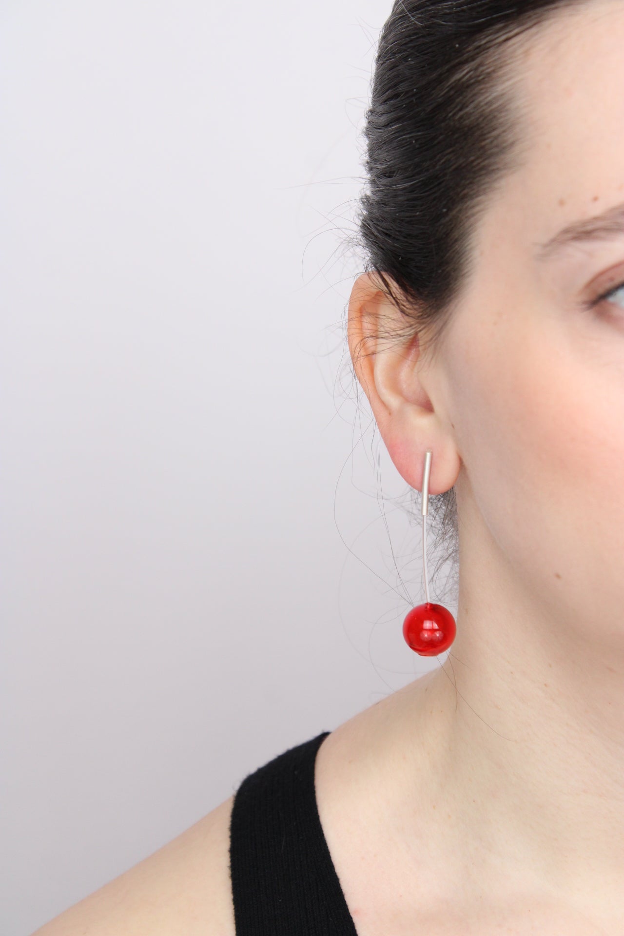 Agapurni NO.11 in Cereza Bright |Earrings|