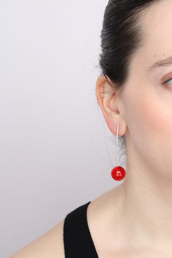 Agapurni NO.11 in Cereza Bright |Earrings|