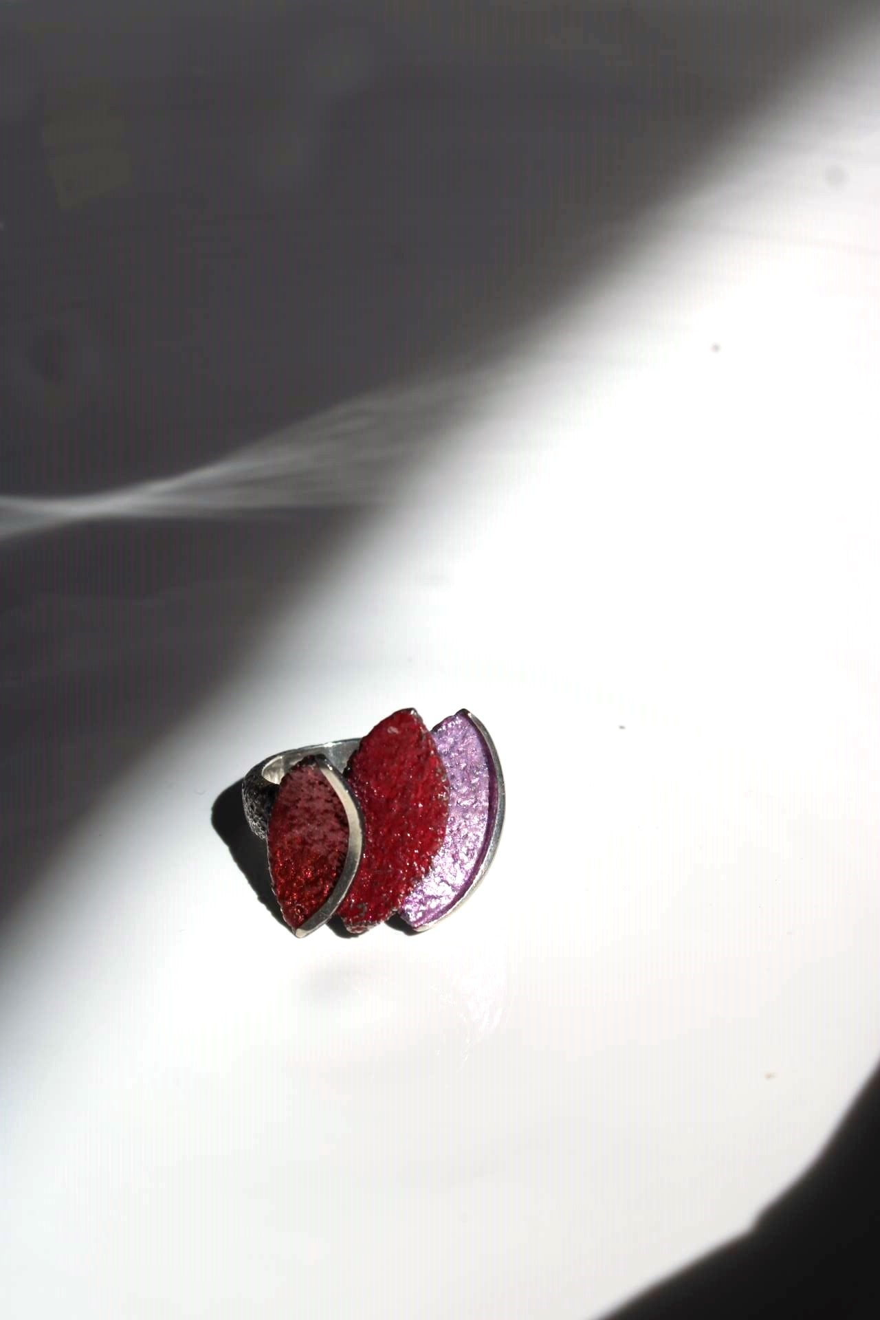 Smile in Red and Fuchsia |Ring|