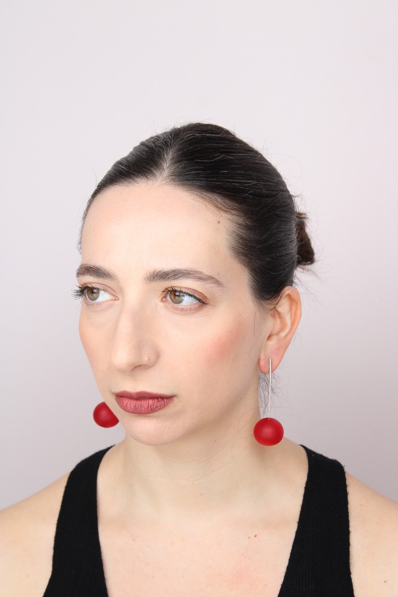 Agapurni NO.4 in Cereza Opaque |Earrings|