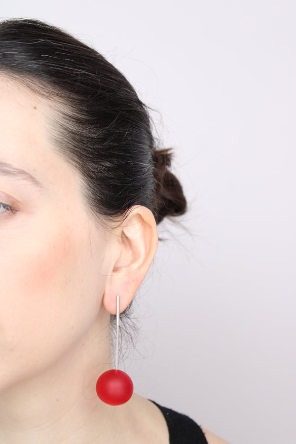 Agapurni NO.4 in Cereza Opaque |Earrings|