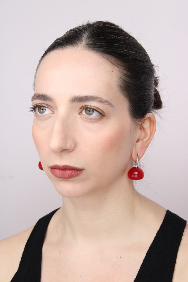 Agapurni NO.9 in Cereza Bright |Earrings|