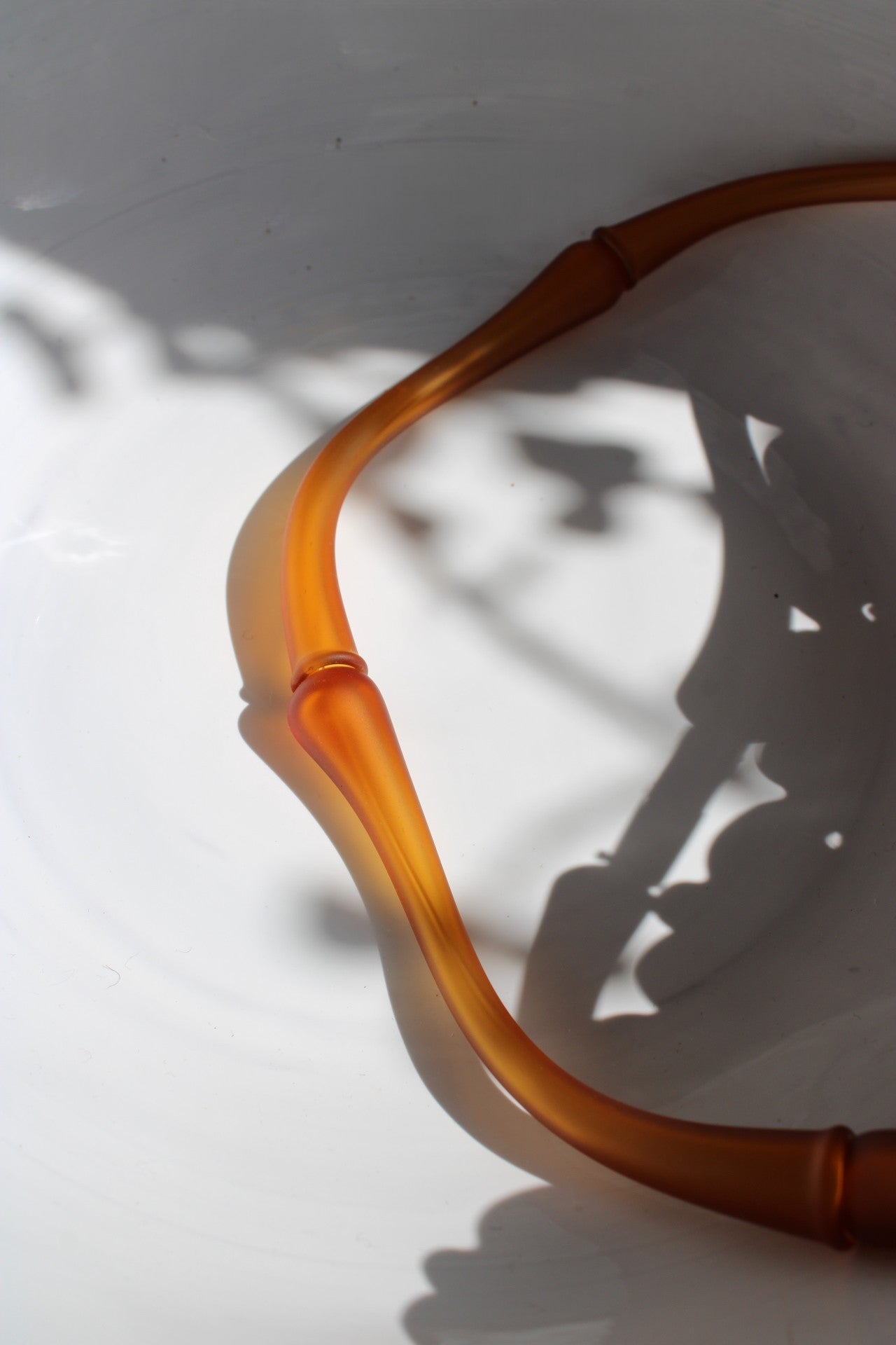 Agapurni NO. 1 in Amber Opaque |Necklace|