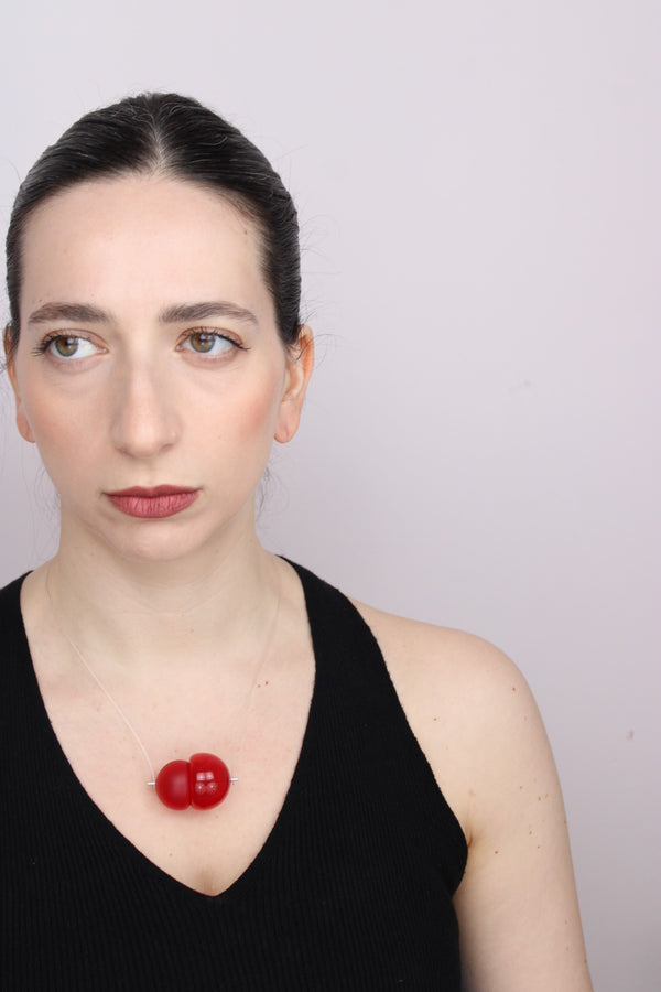 Agapurni NO.2 in Cereza |Necklace|