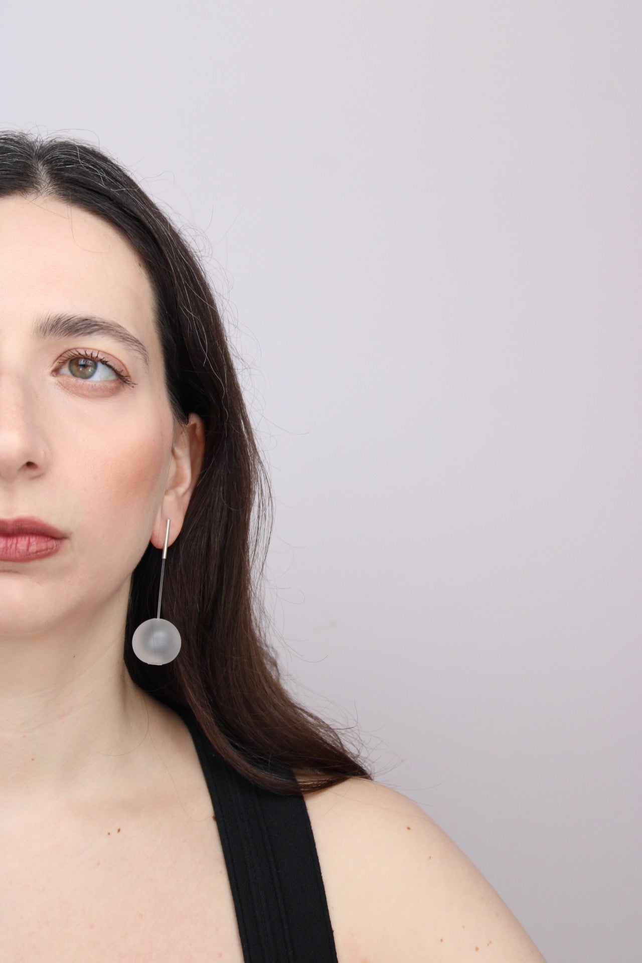 Agapurni NO.4 in Clear Opaque |Earrings|