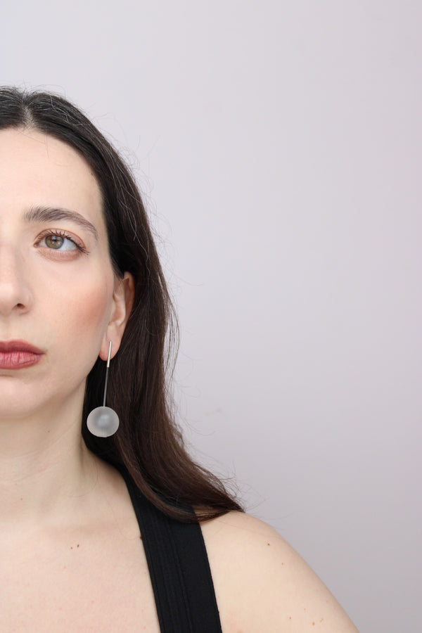 Agapurni NO.4 in Clear Opaque |Earrings|
