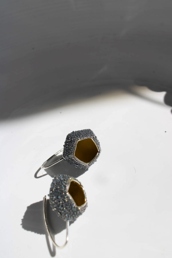 Schneebecherling - One Cup in Olive Green |Earrings|