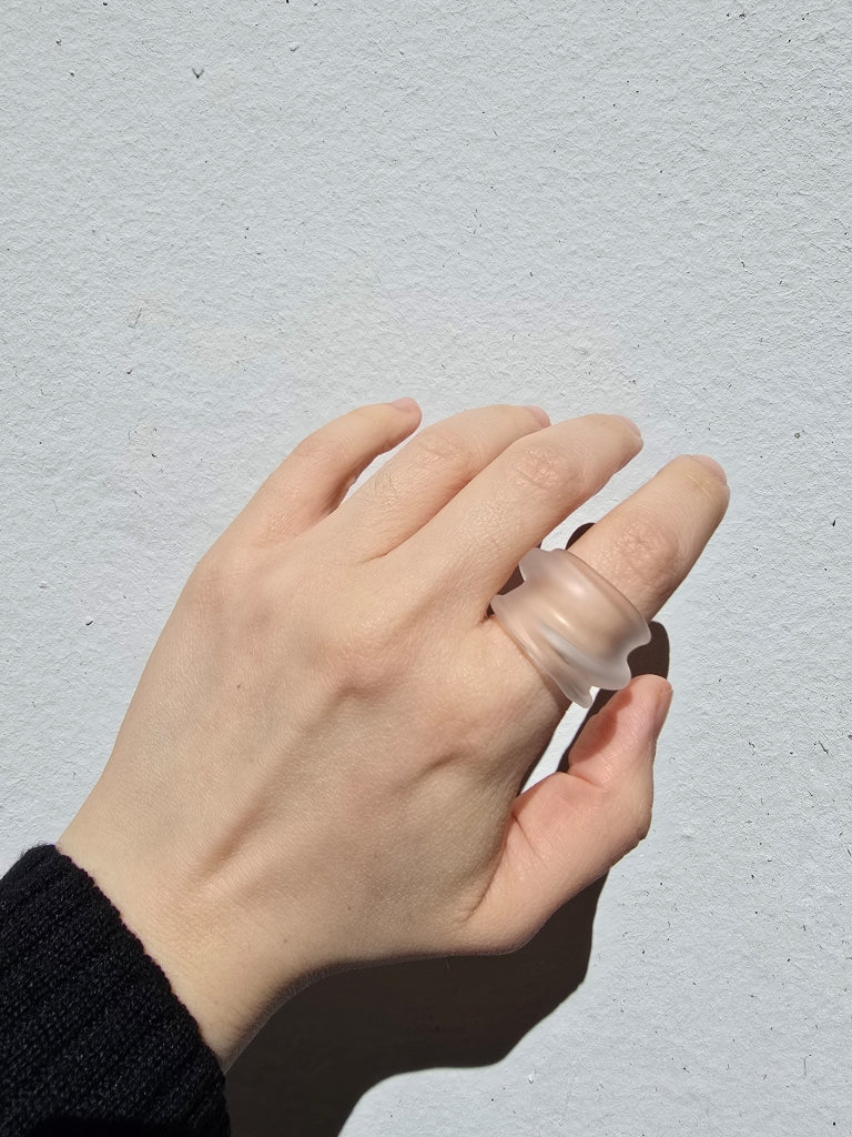 Agapurni NO. 1 in Clear Opaque |Ring|