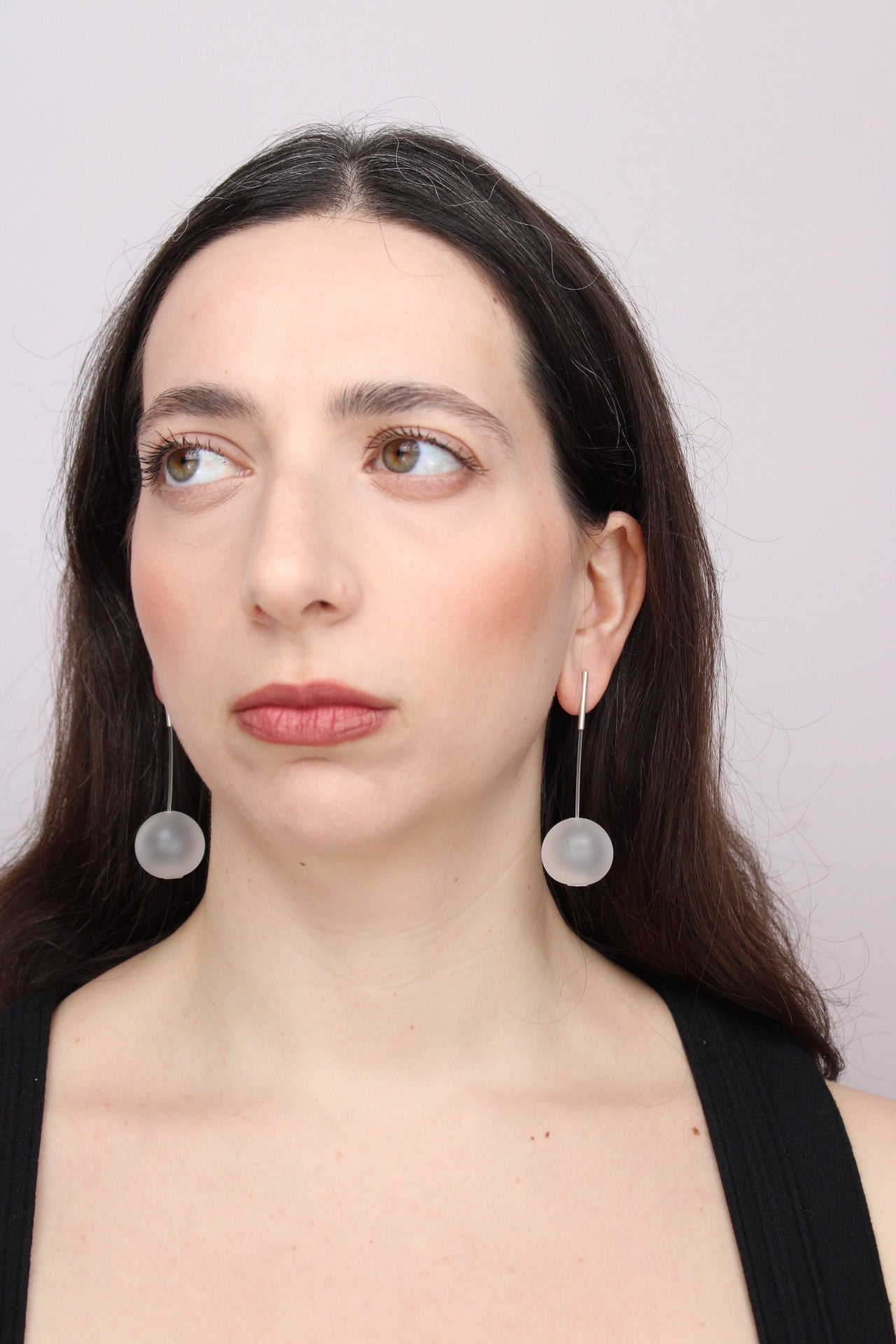 Agapurni NO.4 in Clear Opaque |Earrings|