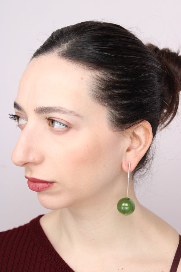 Agapurni NO.4 in Verderello Bright |Earrings|