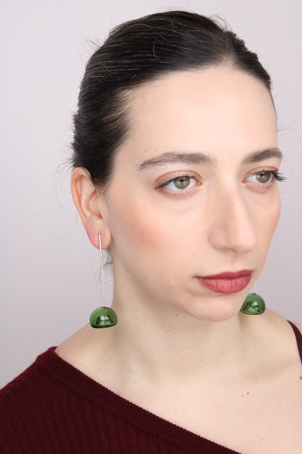 Agapurni NO.3 in Verderello Bright |Earrings|