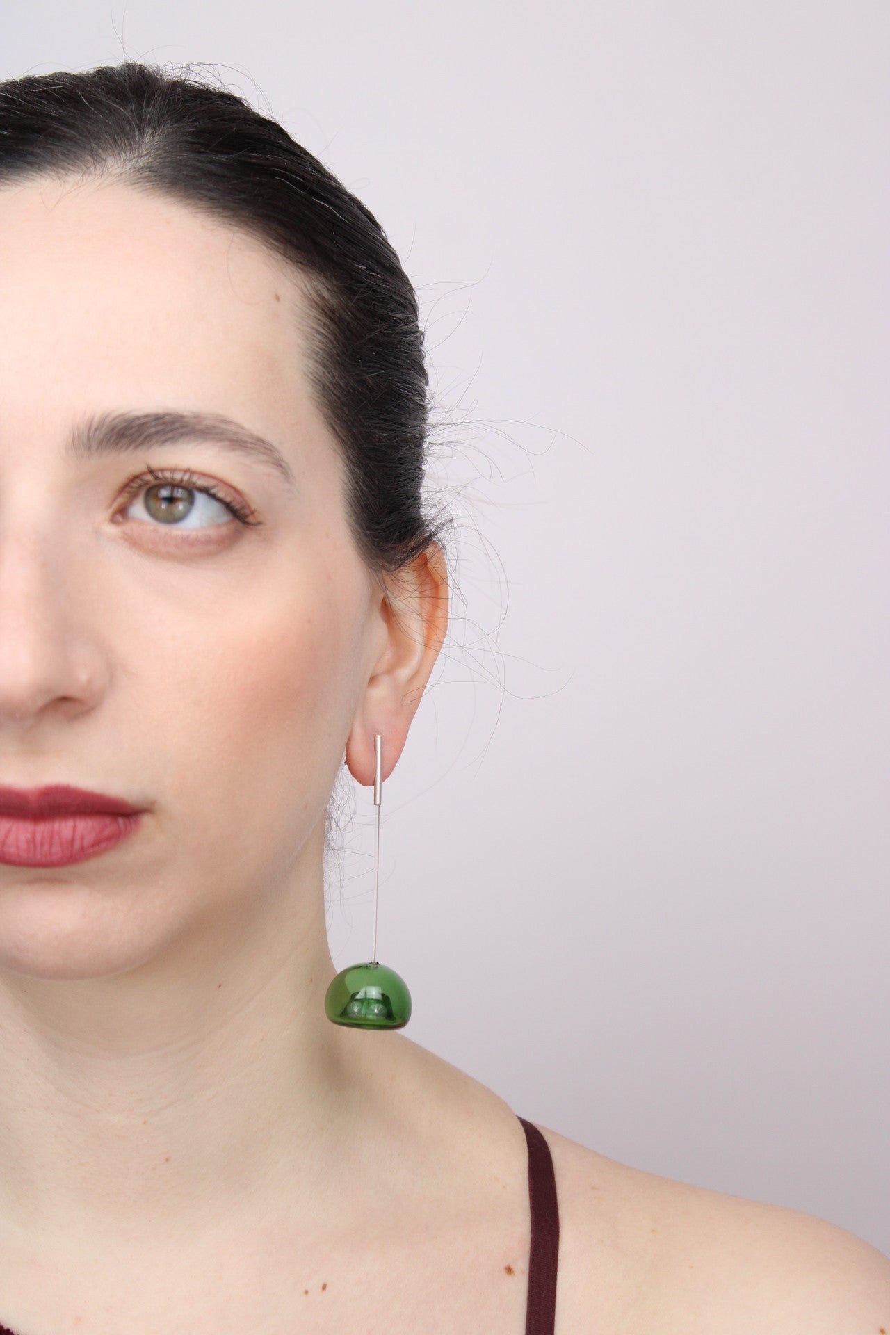 Agapurni NO.3 in Verderello Bright |Earrings|