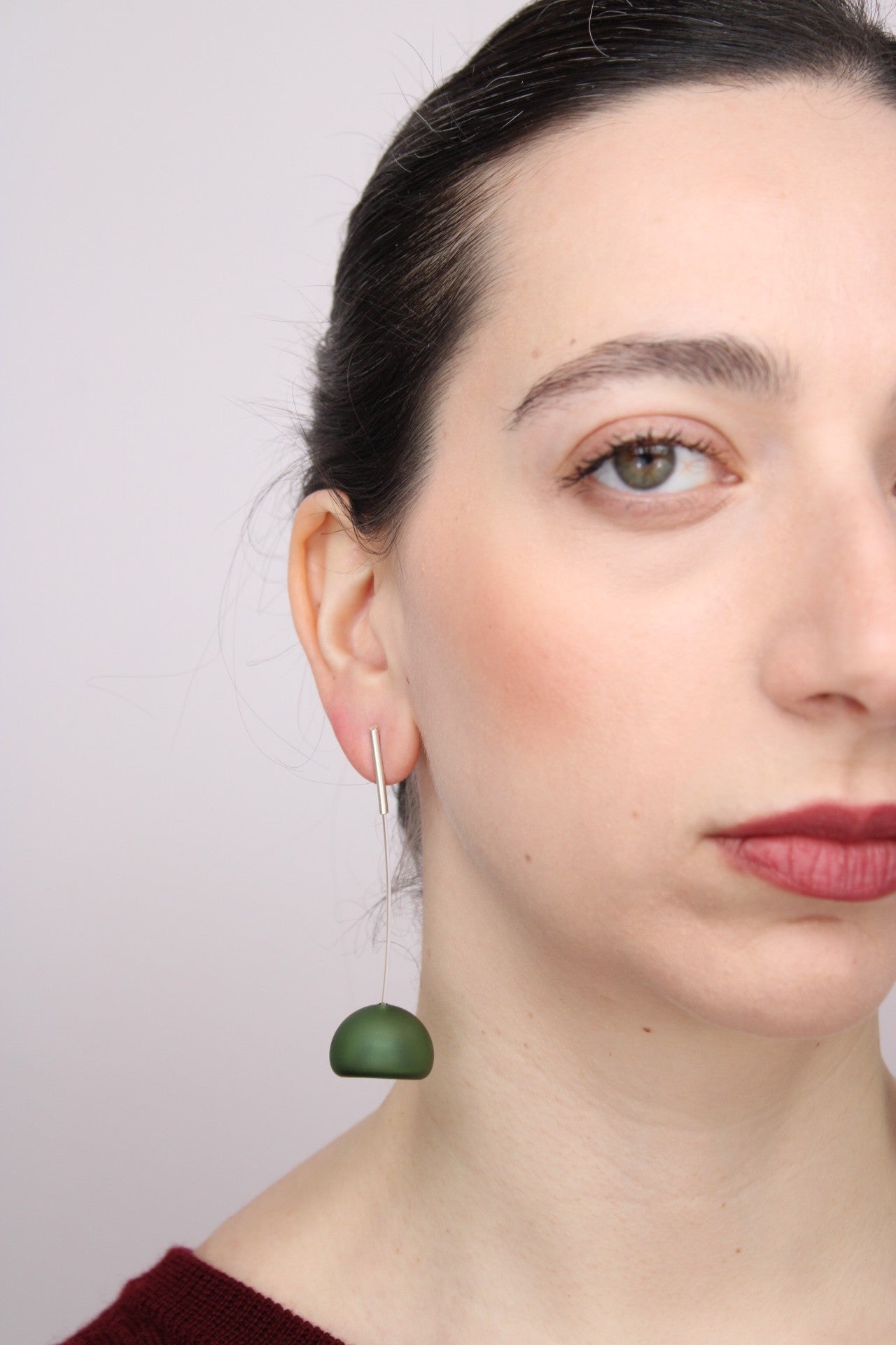 Agapurni NO.3 in Verderello Opaque |Earrings|