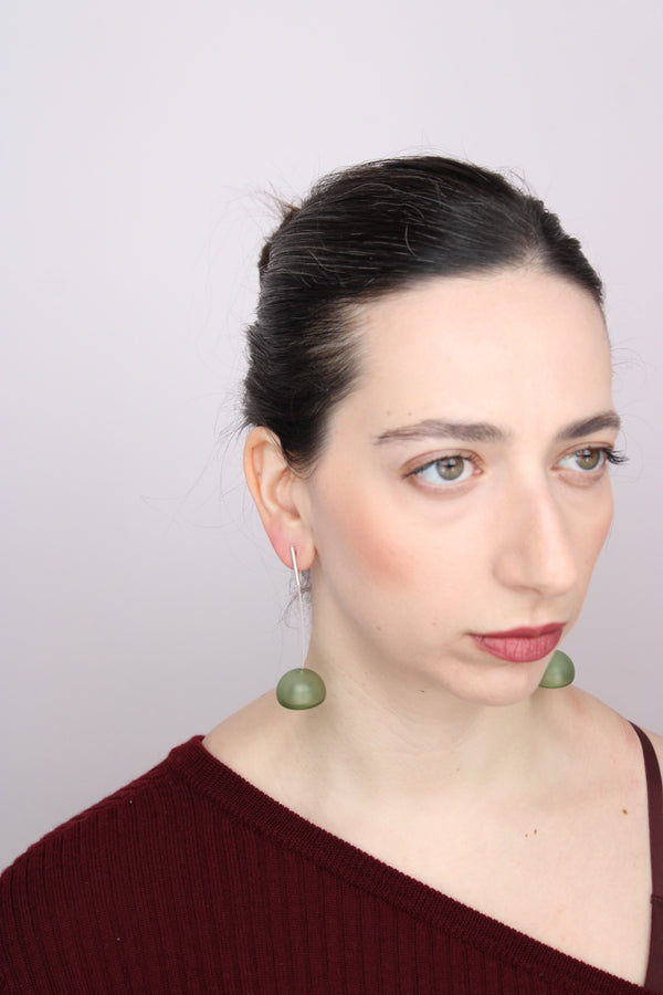 Agapurni NO.3 in Salvietta Opaque |Earrings|