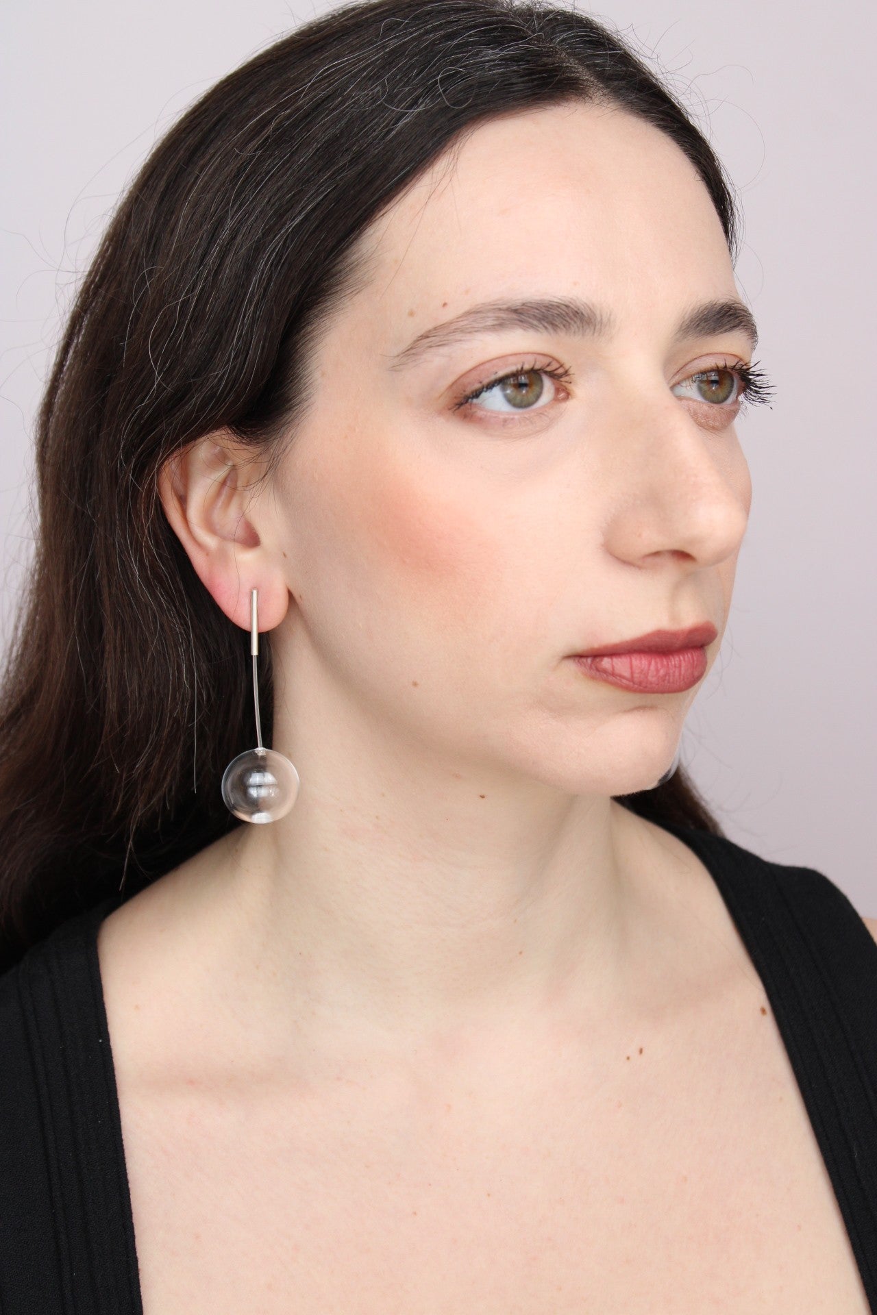 Agapurni NO.4 in Clear Bright |Earrings|