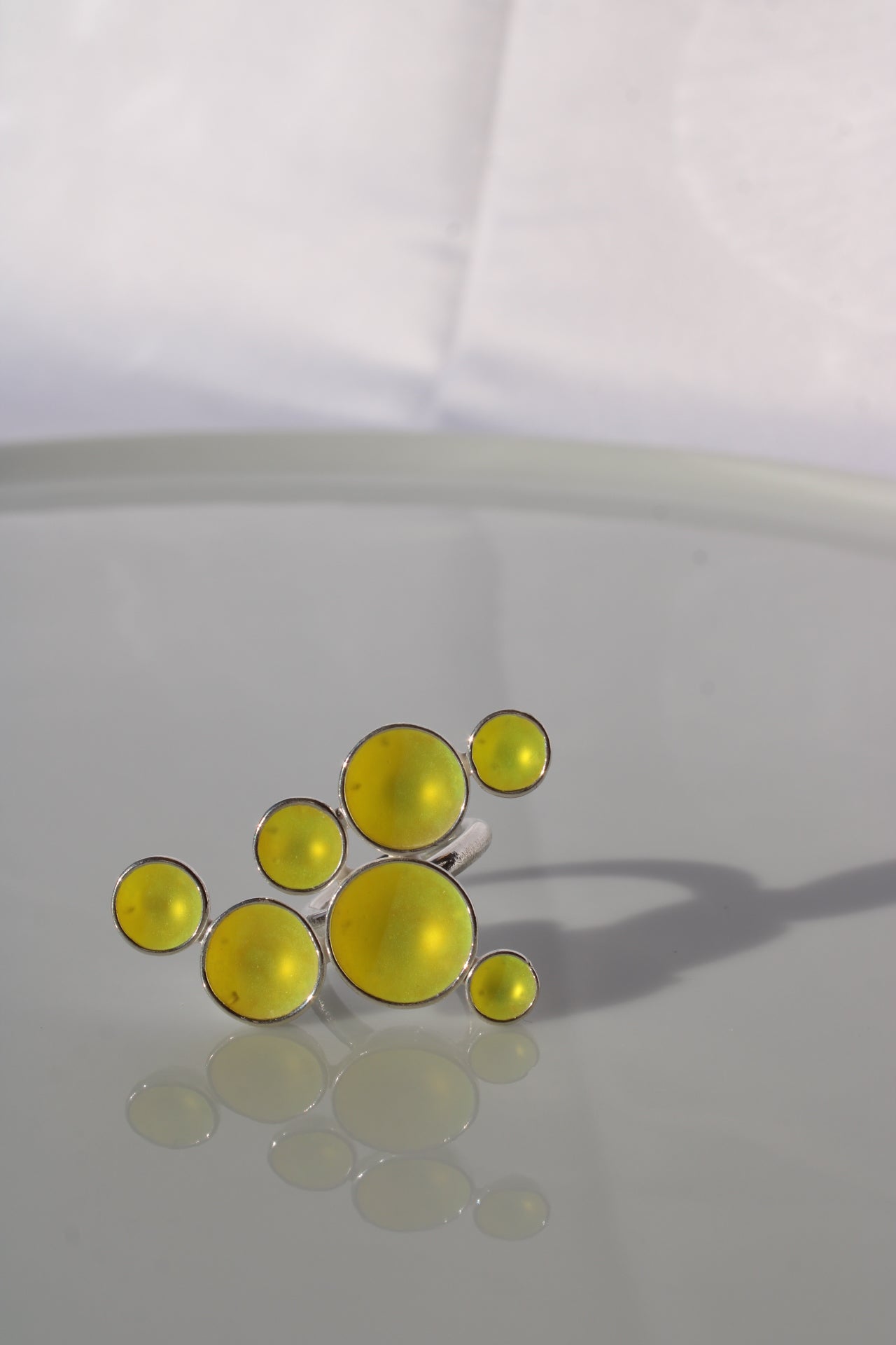Becherling - Seven Cups in Yellow |Ring|