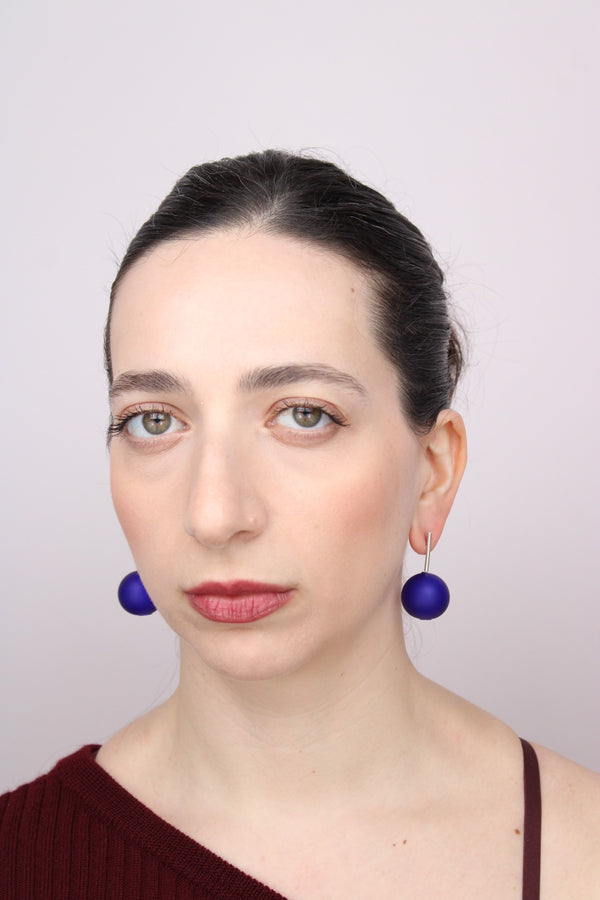 Agapurni NO.7 in Blue Opaque |Earrings|