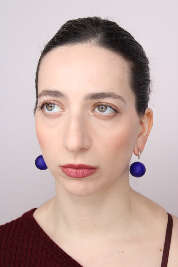 Agapurni NO.7 in Blue Opaque |Earrings|