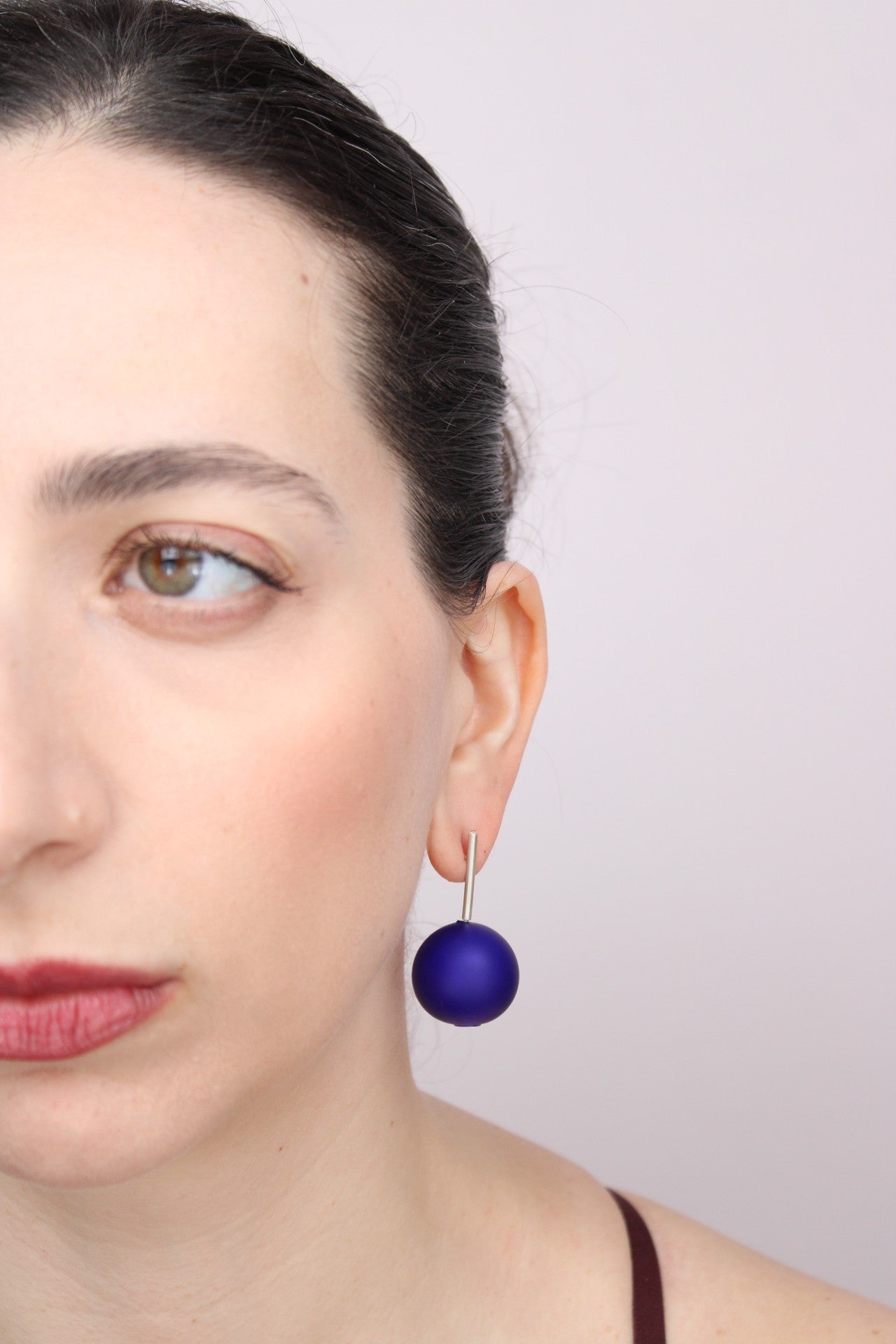 Agapurni NO.7 in Blue Opaque |Earrings|