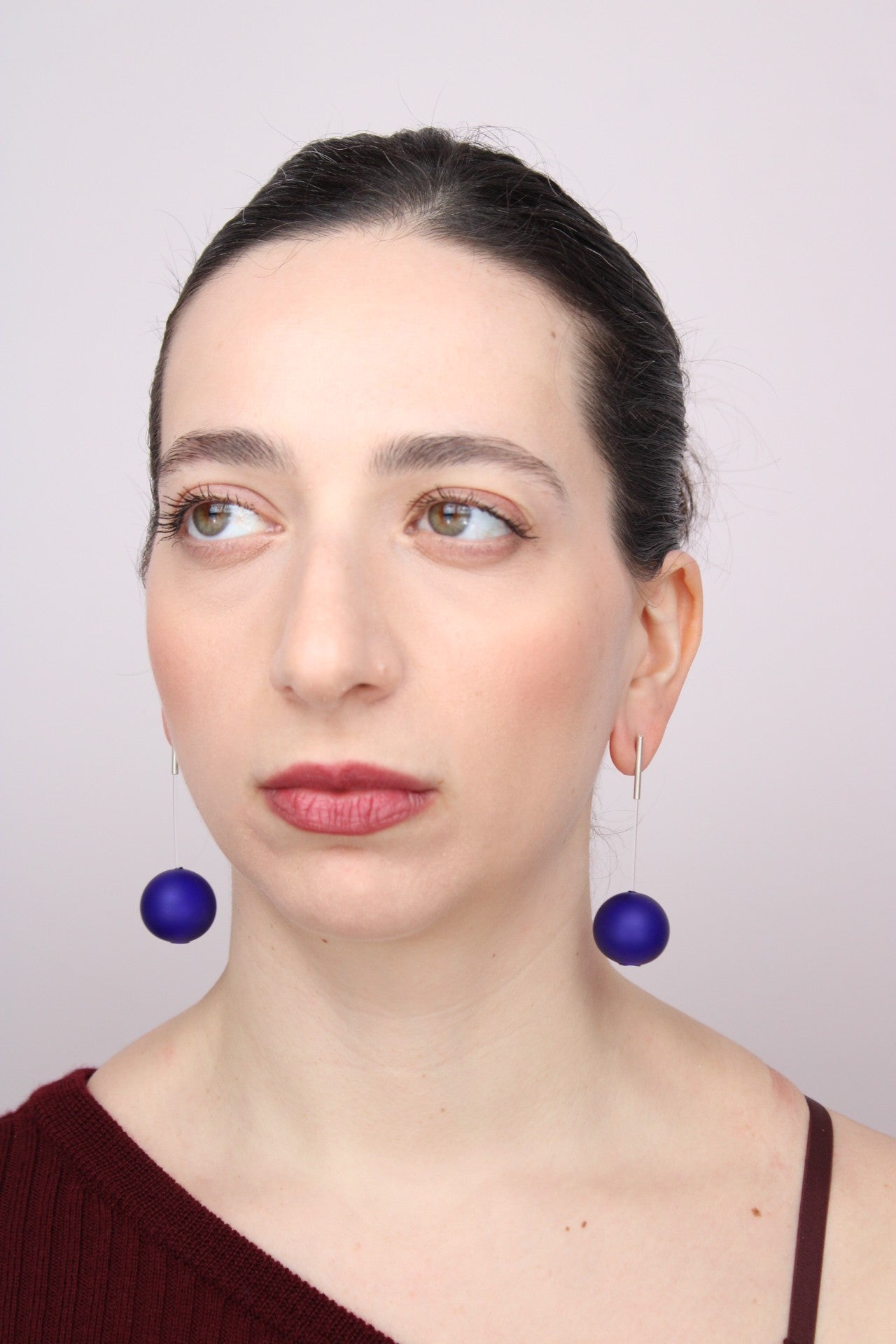 Agapurni NO.4 in Blue Opaque |Earrings|