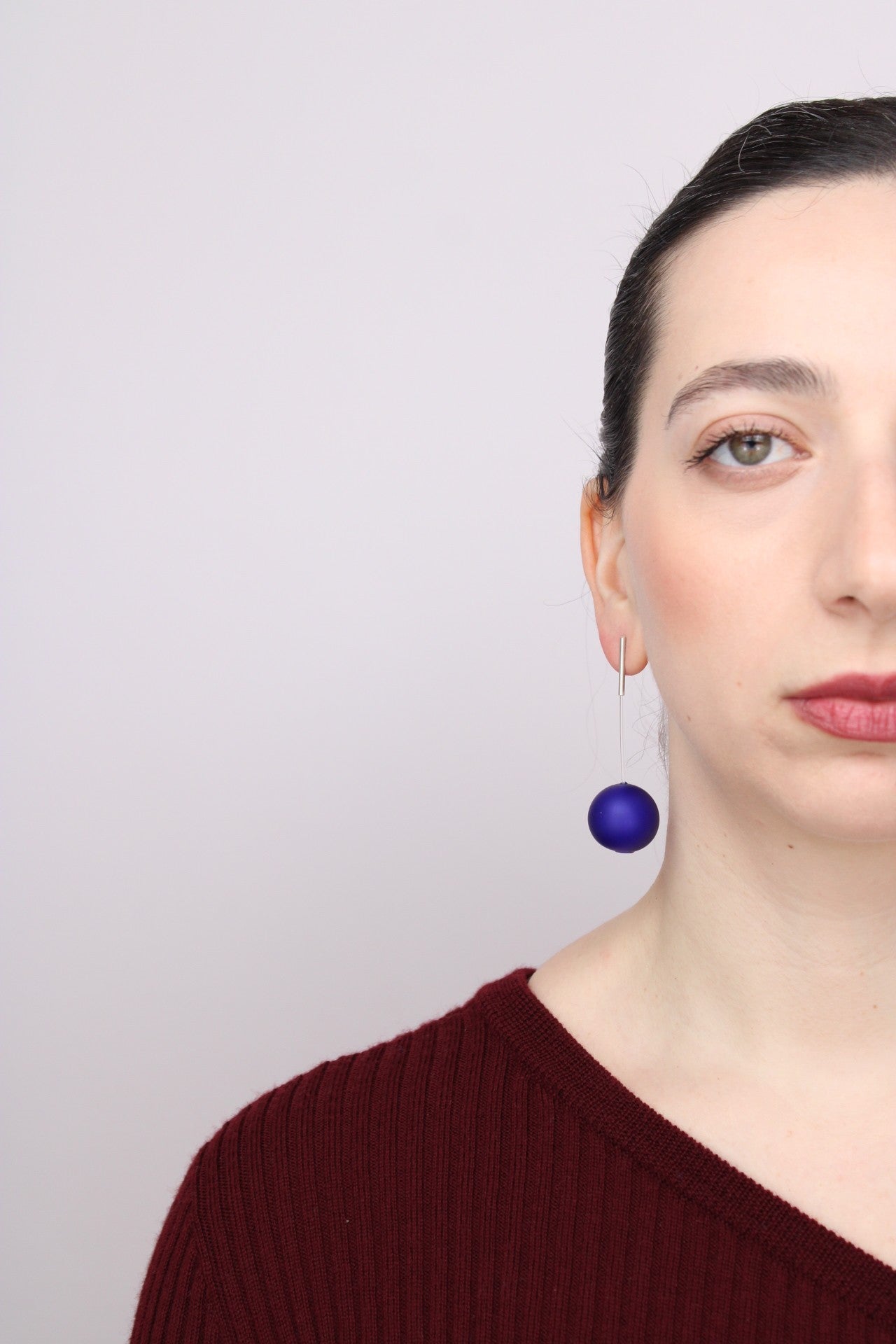 Agapurni NO.4 in Blue Opaque |Earrings|