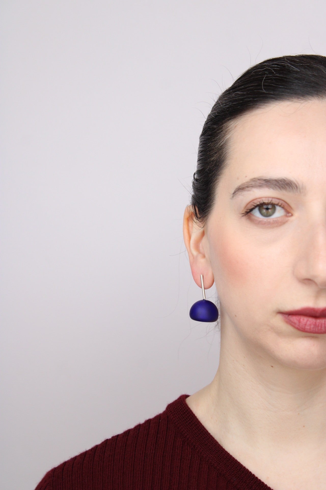 Agapurni NO.9 in Blue Opaque |Earrings|
