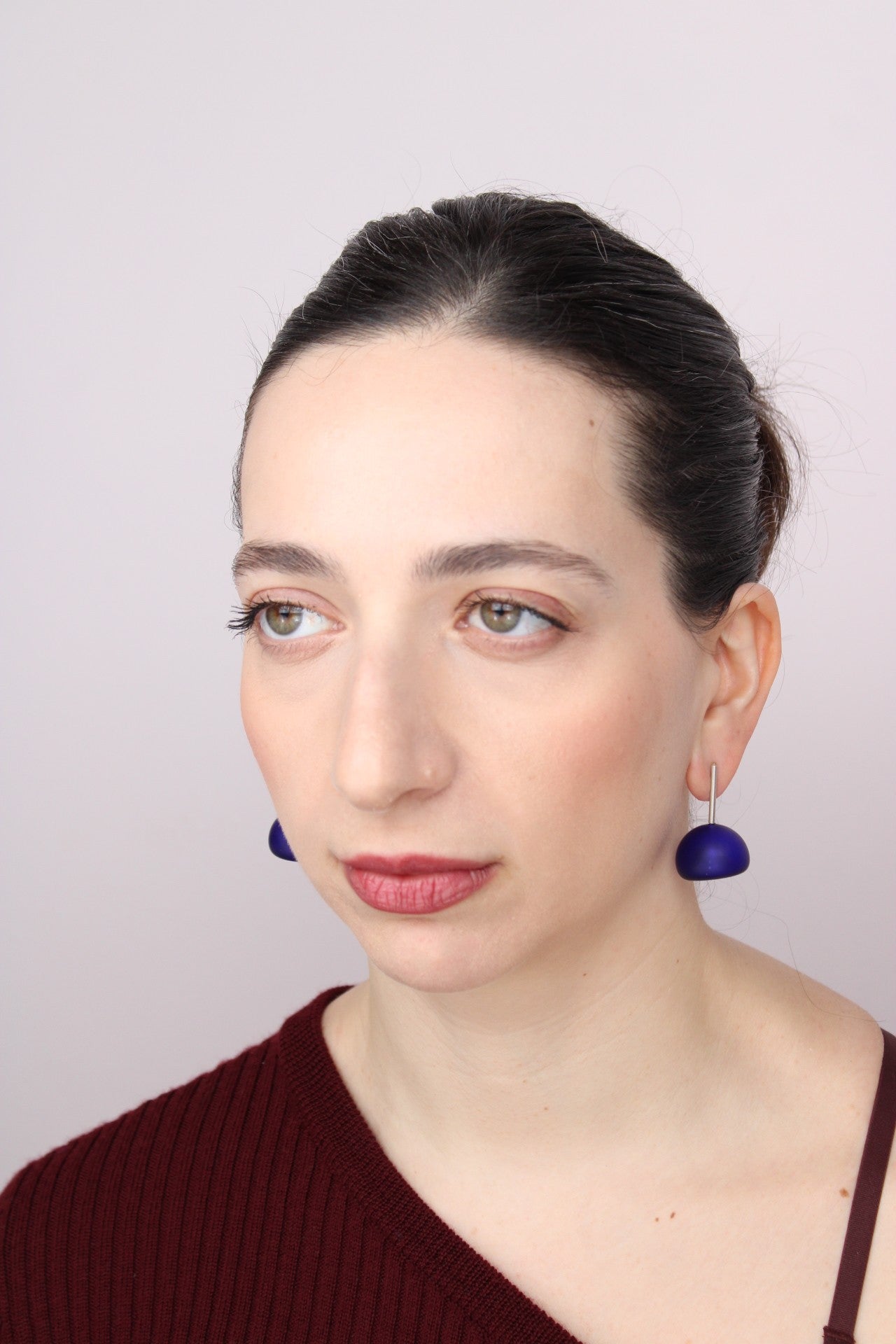 Agapurni NO.9 in Blue Opaque |Earrings|