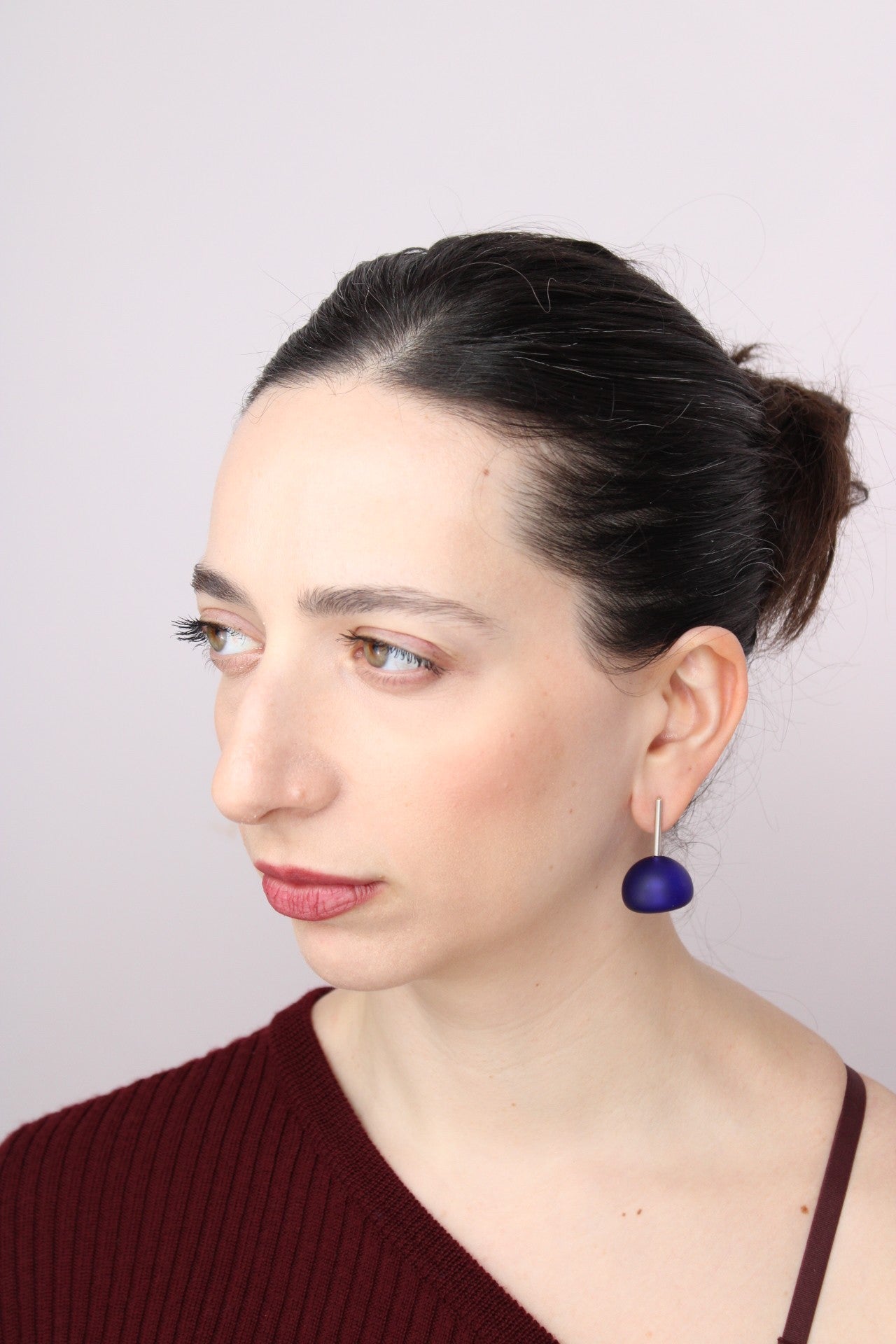 Agapurni NO.9 in Blue Opaque |Earrings|