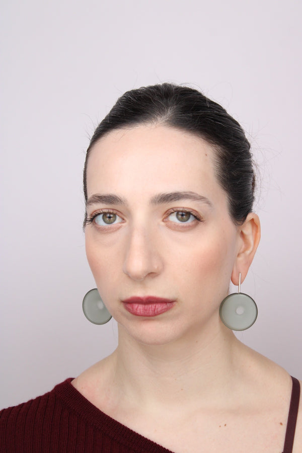 Agapurni NO. 8 in Smoky Opaque |Earrings|