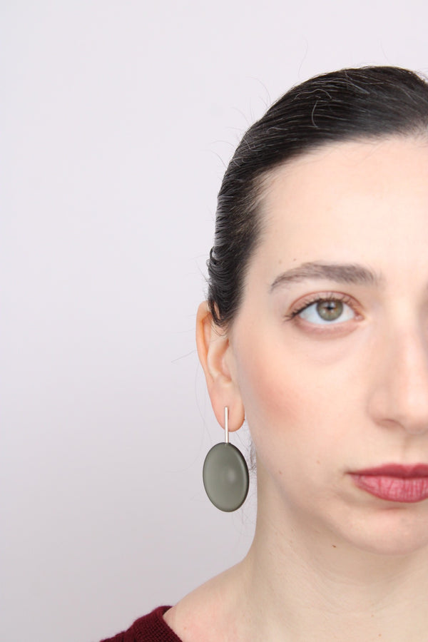 Agapurni NO. 8 in Smoky Opaque |Earrings|