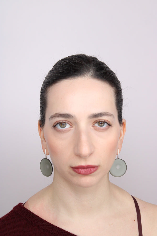 Agapurni NO. 8 in Smoky Opaque |Earrings|