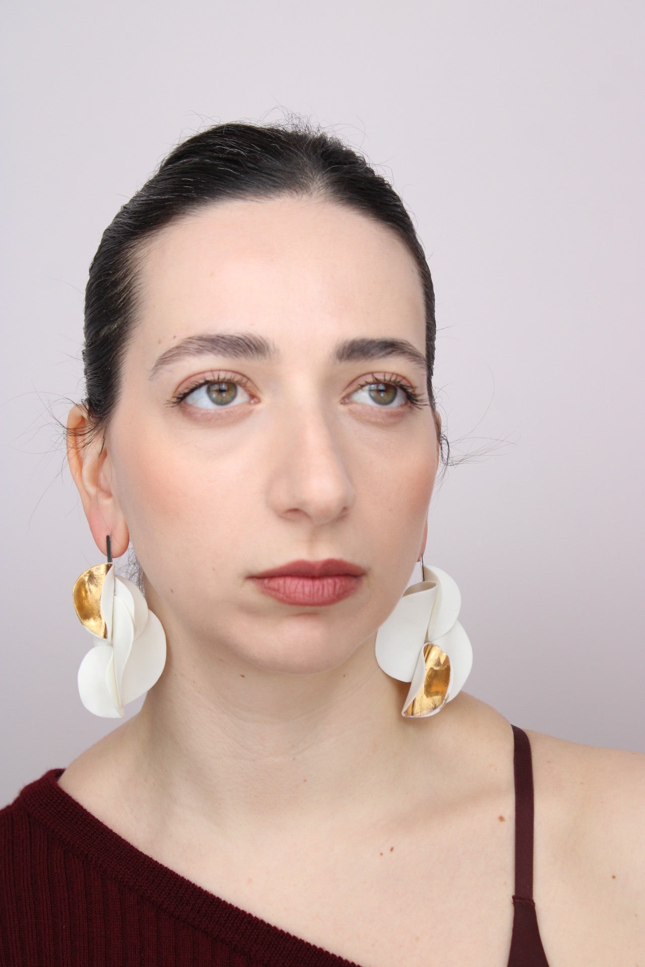 Orchidee In Bianco |Earrings| - UNIQUE PIECE
