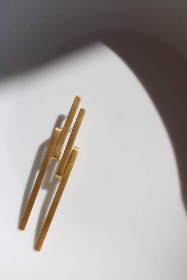 Lysithea in Matte Gold |Earrings|