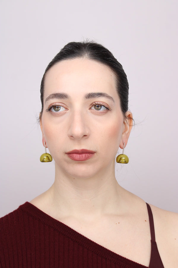 Agapurni NO.9 in Oliva Verde Bright |Earrings|