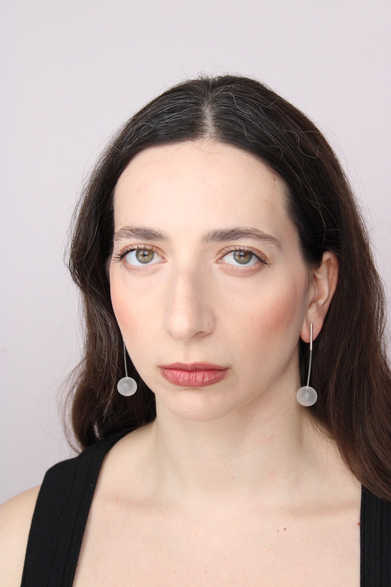 Agapurni NO.11 in Clear Opaque |Earrings|